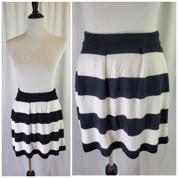 French Connection women's black white mini skirt - Picture 2 of 8